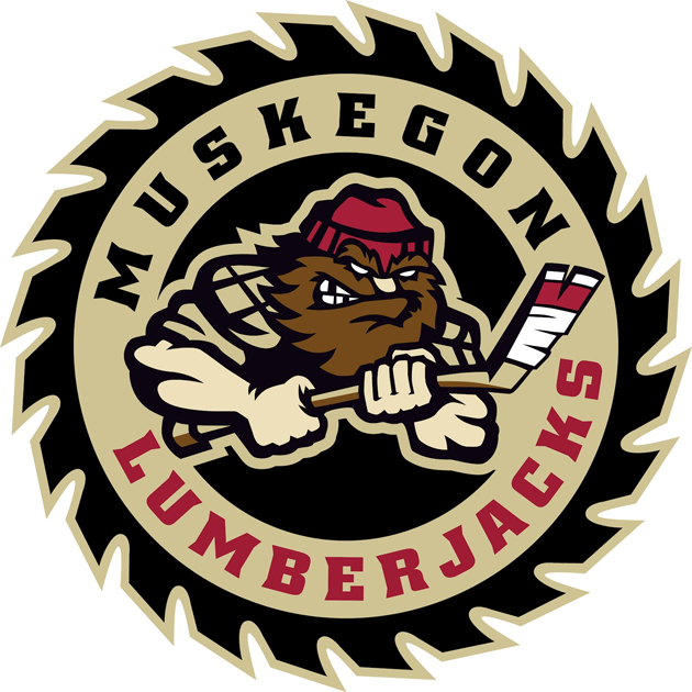 muskegon lumberjacks 2012-pres primary logo iron on heat transfer...